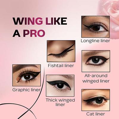 Faces Canada Magneteyes Fresh Eyeliner Pen - Black, All - Day Waterproof & Smudgeproof 1 ml - Eyeliners