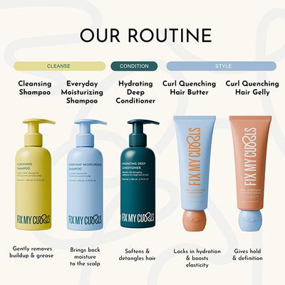 Fix My Curls Complete Curl Care Travel Kit, 50ml 5's - Hair Sets & Kits