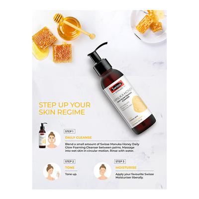 Swisse Skincare Manuka Honey Daily Glow Foaming Cleanser 120 ml - Face Wash & Cleansers
