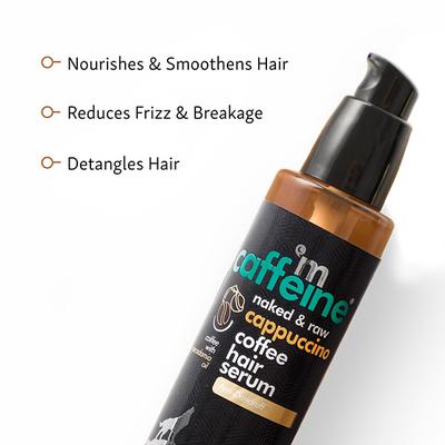 Mcaffeine Naked & Raw Cappuccino Coffee Hair Serum 50 ml - Hair Lotions & Tonics