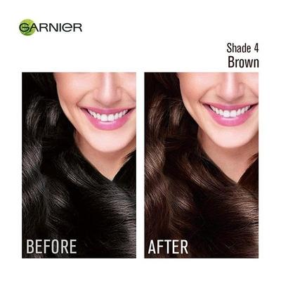 Garnier Color Naturals Creme Riche - Shade 4 Brown (70 ml + 60 gm) - Crème