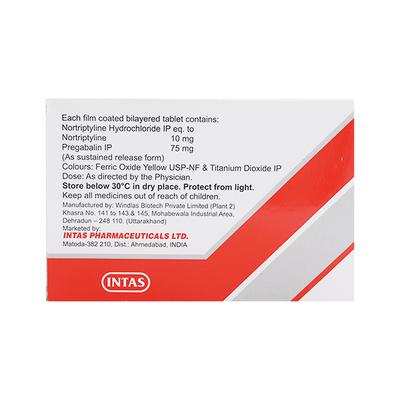 NERVZ NT Tablet 15's - Neuropathic Pain-Dru