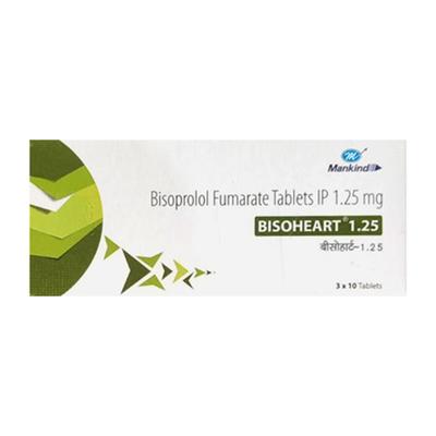 BISOHEART 1.25 Tablet 10's - Hypertension-Bet