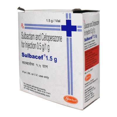 Sulbacef 1.5gm Injection 1's - Bacterial Infections-Cep