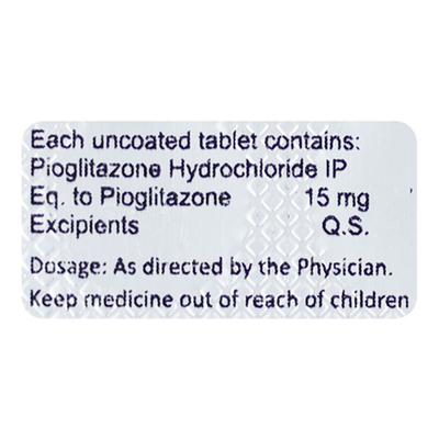 PIOBIT 15 Tablet 10's - Diabetes-Ant