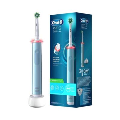 Oral B Pro 3 Electric Toothbrush, 3 modes with Triple pressure control, replaceable brush head included 268 gm - Toothbrushes