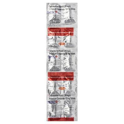 Monotax CV 200/125mg Tablet 10'S - Bacterial Infections-Cep