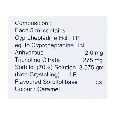 Hysin Syrup 200ml - Appetite-App
