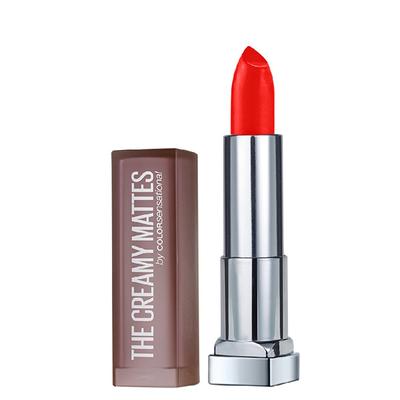 Maybelline New York Color Sensational Creamy Matte Lipstick, 633 Firecracker Red 3.9 gm - Lipsticks
