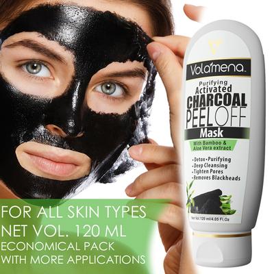 Volamena Peel Off Mask - Activated Charcoal 120 ml - Masks & Peels