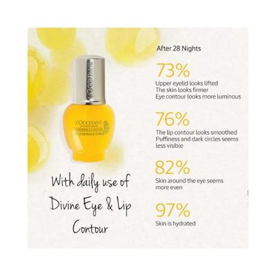 L'Occitane Immortelle Divine Eye And Lip Contour 15 ml - Lipstick Primers & Plumpers