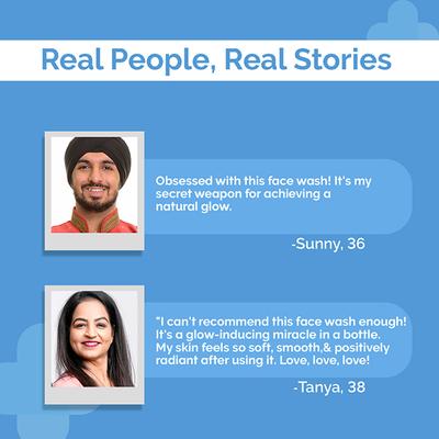 The Derma Co. 2% Vitamin C Gel Daily Face Wash with Vitamin C, Rosehip & Orange Peel Extract for Glowing Skin 80 ml - Face Washes