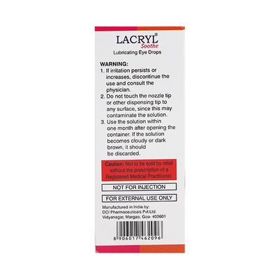 Lacryl Soothe Eye Drops 10ml - Dry Eye-Olt