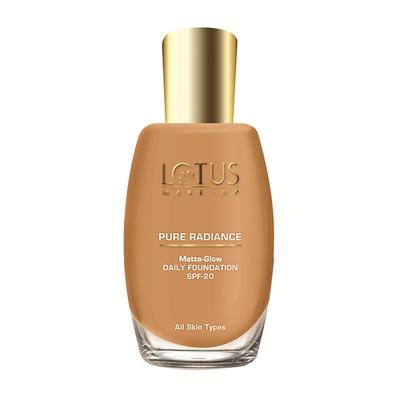 Lotus Makeup Pure Radiance Foundation Caramel 370 30 ml - Foundation