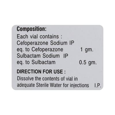 BACTOCEF Injection 1.5gm - Bacterial Infections-Cep