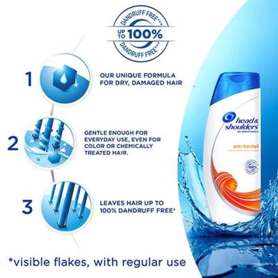 Head and Shoulders 2-in-1 Anti-Hairfall Anti-Dandruff Shampoo + Conditioner 340 ml - Shampoos