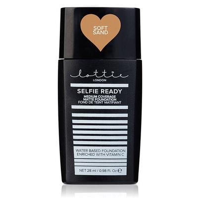 Lottie London SELFIE READY FOUNDATION- MEDIUM COVERAGE MATTE FOUNDATION Soft Sand 28 ml - Foundation