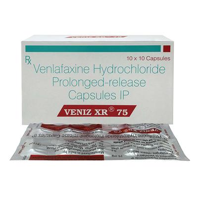 Veniz XR 75mg Capsule 10'S - Depression-Ant