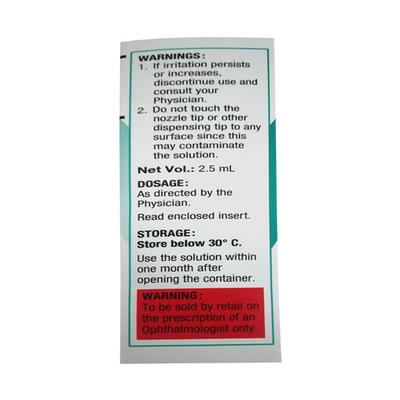 TRAVATAN Ophthalmic Solution 2.5ml - Glaucoma-Ant