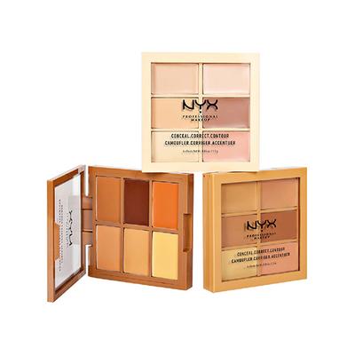 Nyx Professional Makeup Conceal, Correct, Contour Palette - 3CP02 Medium,Moyen 9 gm - Contour