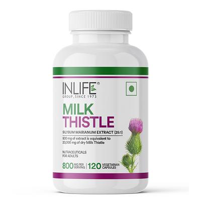 INLIFE Milk Thistle 800 mg Vegetarian Capsule 120's - Vital Health
