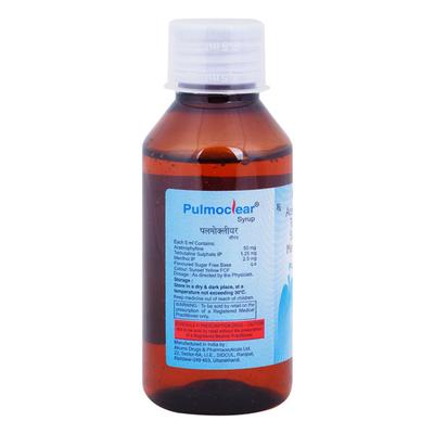 Pulmoclear Syrup 100ml - Cough And Cold-Cou