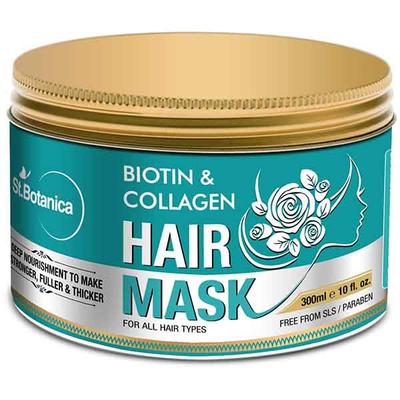 St.Botanica Biotin & Collagen Strengthening Hair Mask 300 ml - Hair Masks & Packs