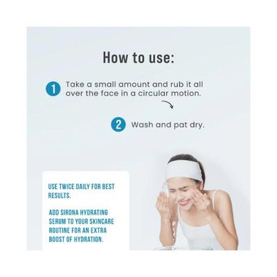 Sirona Hydrating Face Wash 20 ml - Face Wash & Cleansers