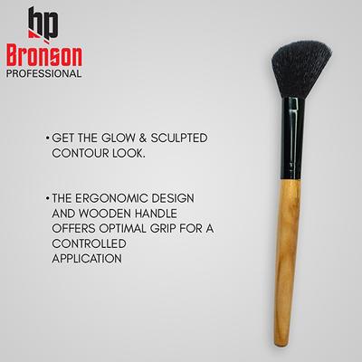 Bronson Professional Angled Makeup Brush 1's - Face Brush