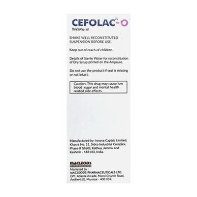 Cefolac O Dry Syrup 30ml - Bacterial Infections-Cep