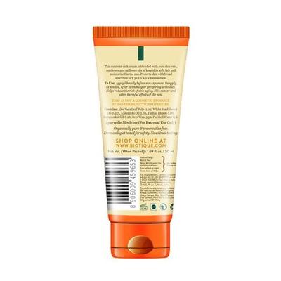 Biotique Bio Aloe Vera 30+ SPF UVA/UVB Sunscreen Ultra Soothing Body Lotion - Normal to Oily Skin 50 ml - Body Sunscreen