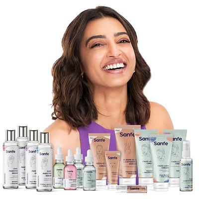 Sanfe Neck Glo Cream AHA Vitamin C 30 gm - Lotions & Creams