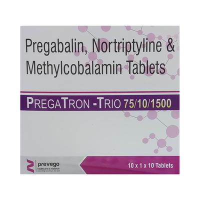 PREGATRON TRIO Tablet 10's - Neuropathic Pain-Dru