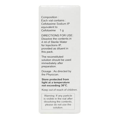 Omnicef 1gm Injection 1's - Bacterial Infections-Cep