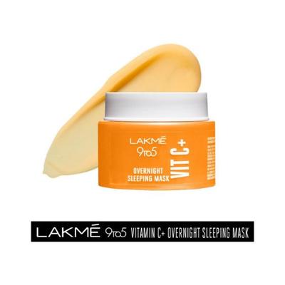 27631 - Lakme 9 to 5 Vit C+ Ovr nt Spng Mask 50 gm - Make Up Removers