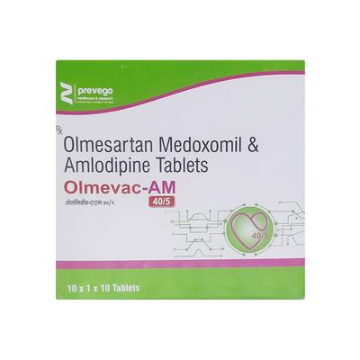 OLMEVAC AM 40 Tablet 10's - Hypertension-Ana