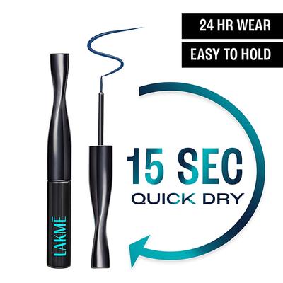 Lakme 9 to 5 Eyeconic Liquid Eyeliner Intense Blue 4.5 ml - Eyeliners