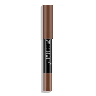 Swiss Beauty Stay On Lip Crayon Lipstick - (23 Chocobar) 3.5gm - Lipsticks