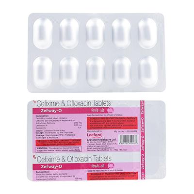 ZEFWAY O Tablet 10's - Bacterial Infections-Cep
