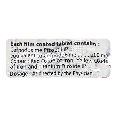 Cefoclox 200mg Tablet 10'S - Bacterial Infections-Cep