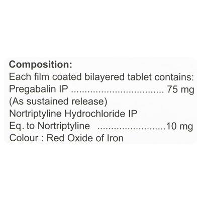 NERVSENZ NEW Tablet 10's - Neuropathic Pain-Dru