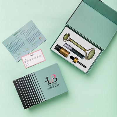 House of Beauty Jade Roller Kit -Toning, Tightening, Lymphatic Drainage, Depuffing Eyes (3Pcs) 1's - Face Oils
