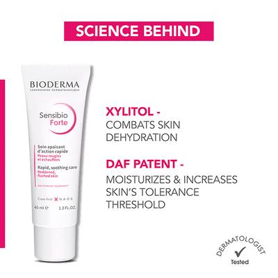 Bioderma Sensibio Forte Rapid Soothing Care Cream for Sensitive Skin 40 ml - Skin-Treatment