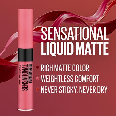 Maybelline New York Sensational Liquid Matte Lipstick 04, Easy Berry 7 gm - Liquid Lipsticks