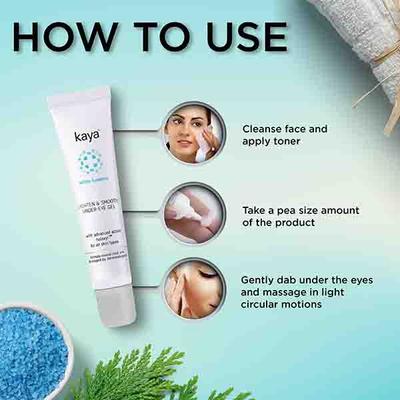 Kaya LIGHTEN AND SMOOTH UNDER EYE GEL 15 ml - Under Eye Creams & Serums