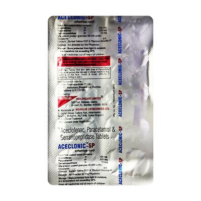 ACECLONIC SP Tablet 10's - Pain relief-Nsa