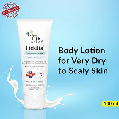 Fixderma Fidelia Hydrating Body Lotion, Moisturizer for Face and Body with Avocado Oil 100 ml - Face Moisturizers