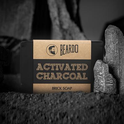 Beardo Brick Soap - Activated Charcoal 125 gm - Soaps