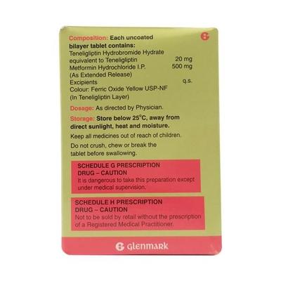 Zita Met Plus 20/500mg Tablet 15'S - Diabetes-Ant