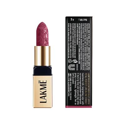 Lakme Rouge Bloom Powder Matte Bullet Pink Tulip 203 4 gm - Lipsticks